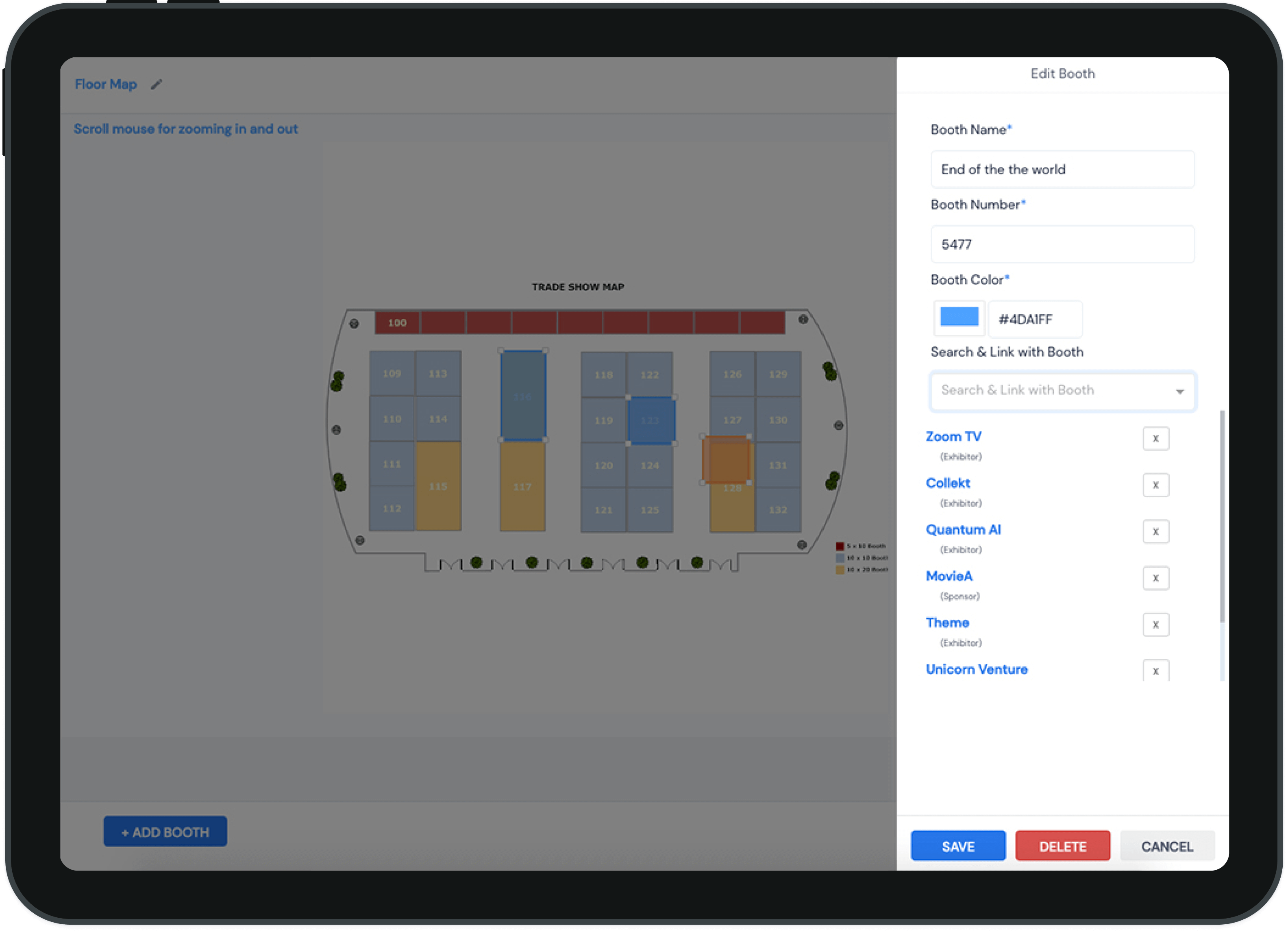 Create Interactive Floor Plan with Eventify Event SiteMap Maker